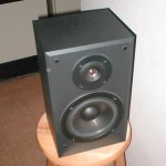 Sony SSMB-115 L/R Channel Speakers: 2-Way, 100W Max., 8 Ohm, Magnetically Shielded